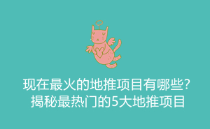 现在最火的地推项目有哪些？揭秘最热门的5大地推项目