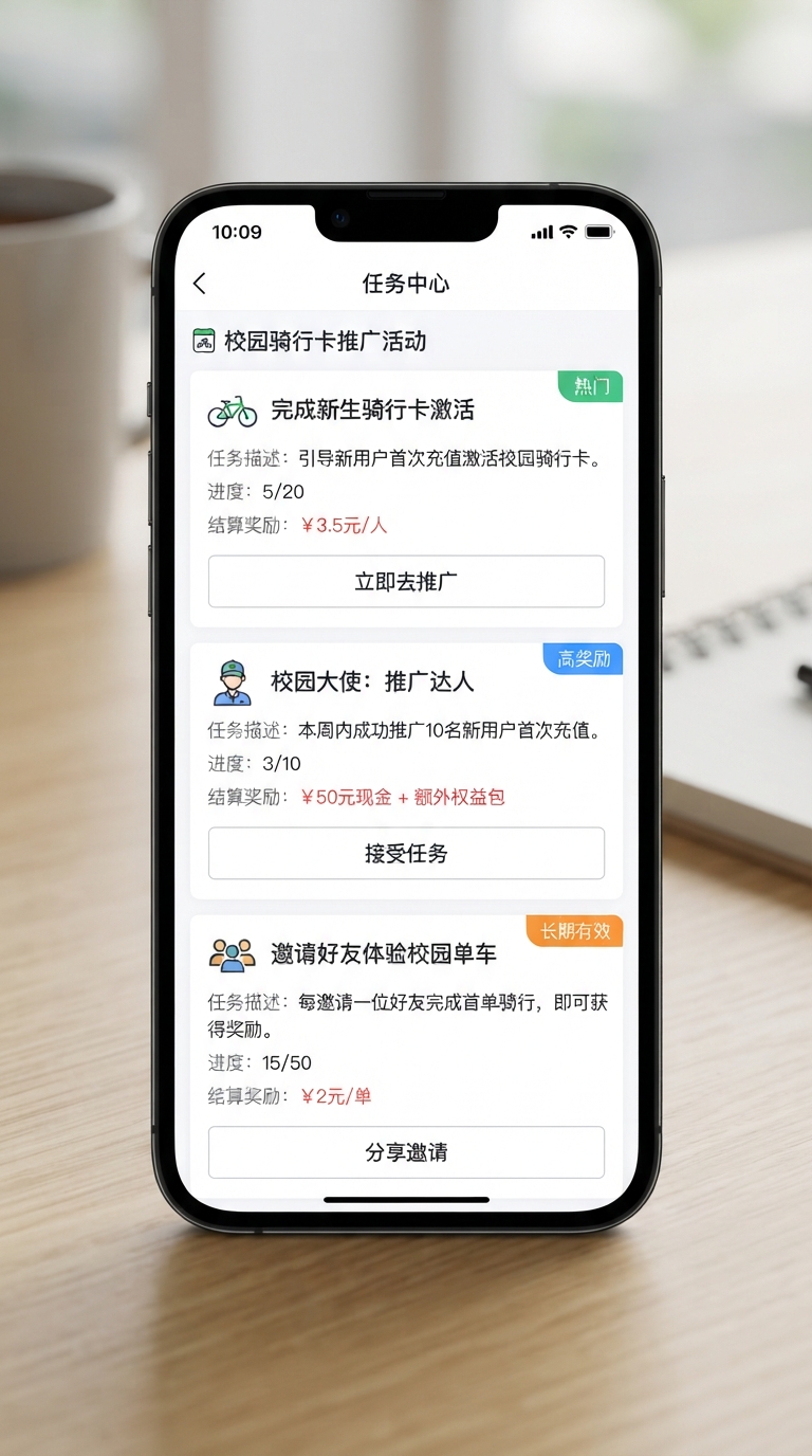 哈啰单车校园骑行卡地推：高校新生开学首充拉新的集中爆发行情怎么做