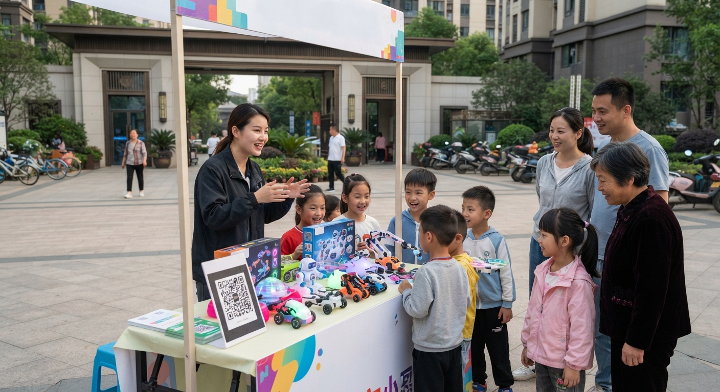 儿童电动小玩具赠品策略：让小孩缠着父母扫码拉新的心理引导怎么做