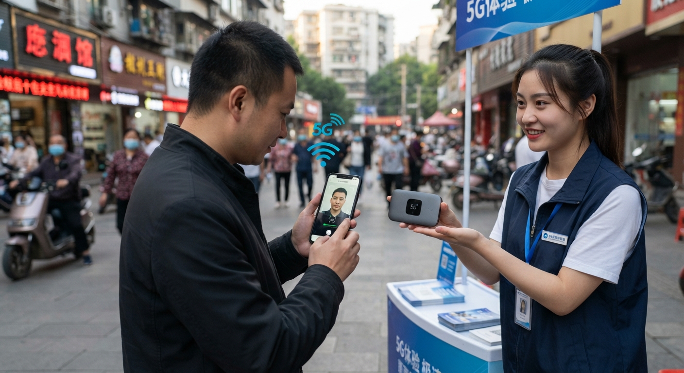 手机现场实名认证卡顿怎么办？随身5G WiFi热点配置方案与实战避坑