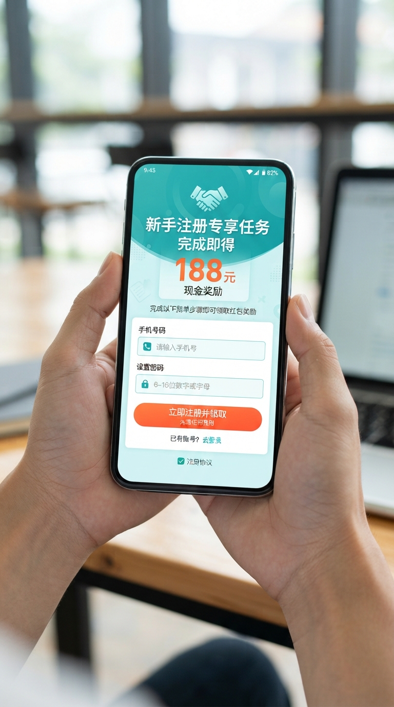 任务放单页移动端自适应UI设计：如何将落地页点击注册率提升20%