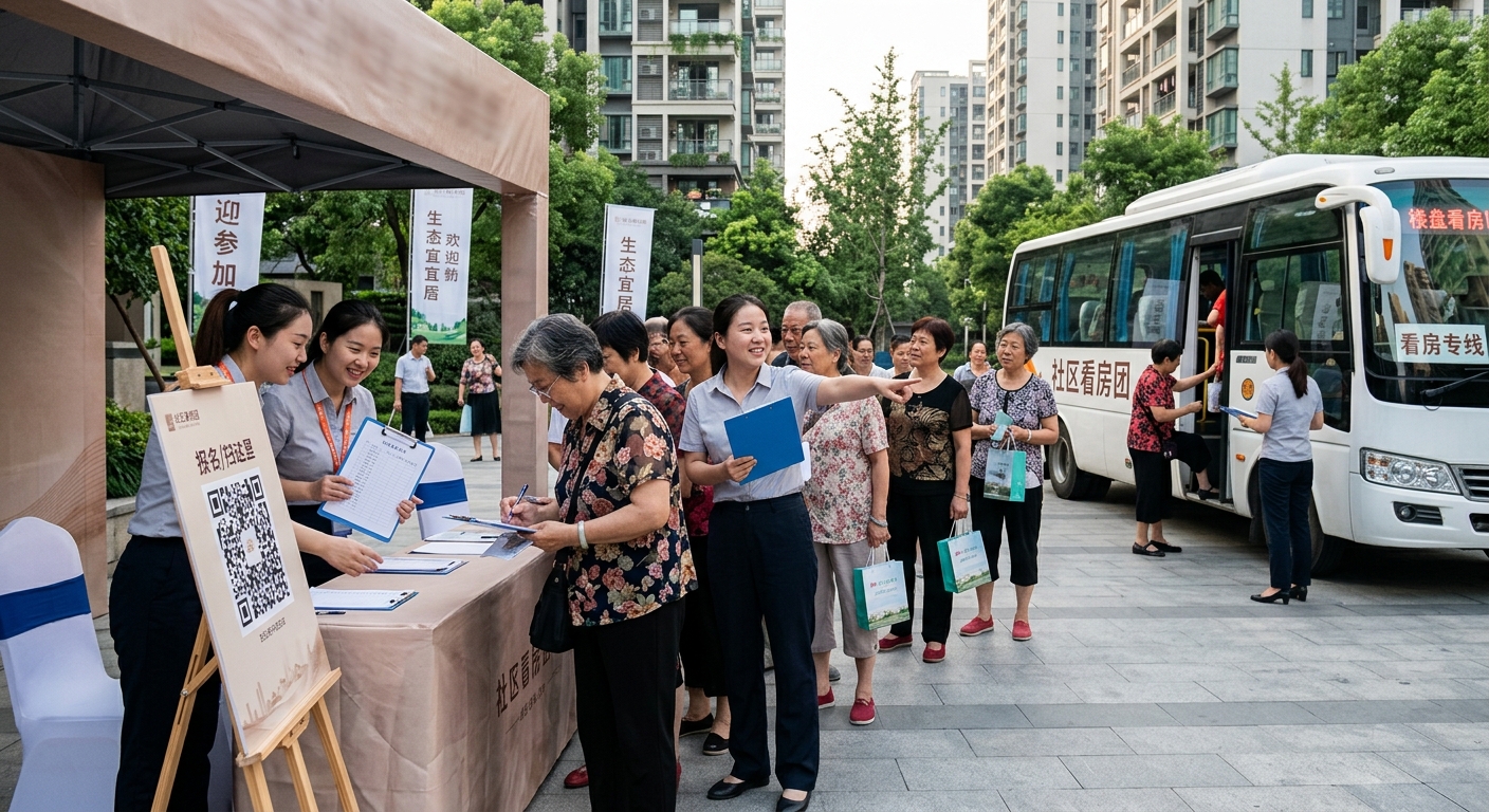 安居客看房团地推招募：单人到场50元佣金背后的放单逻辑