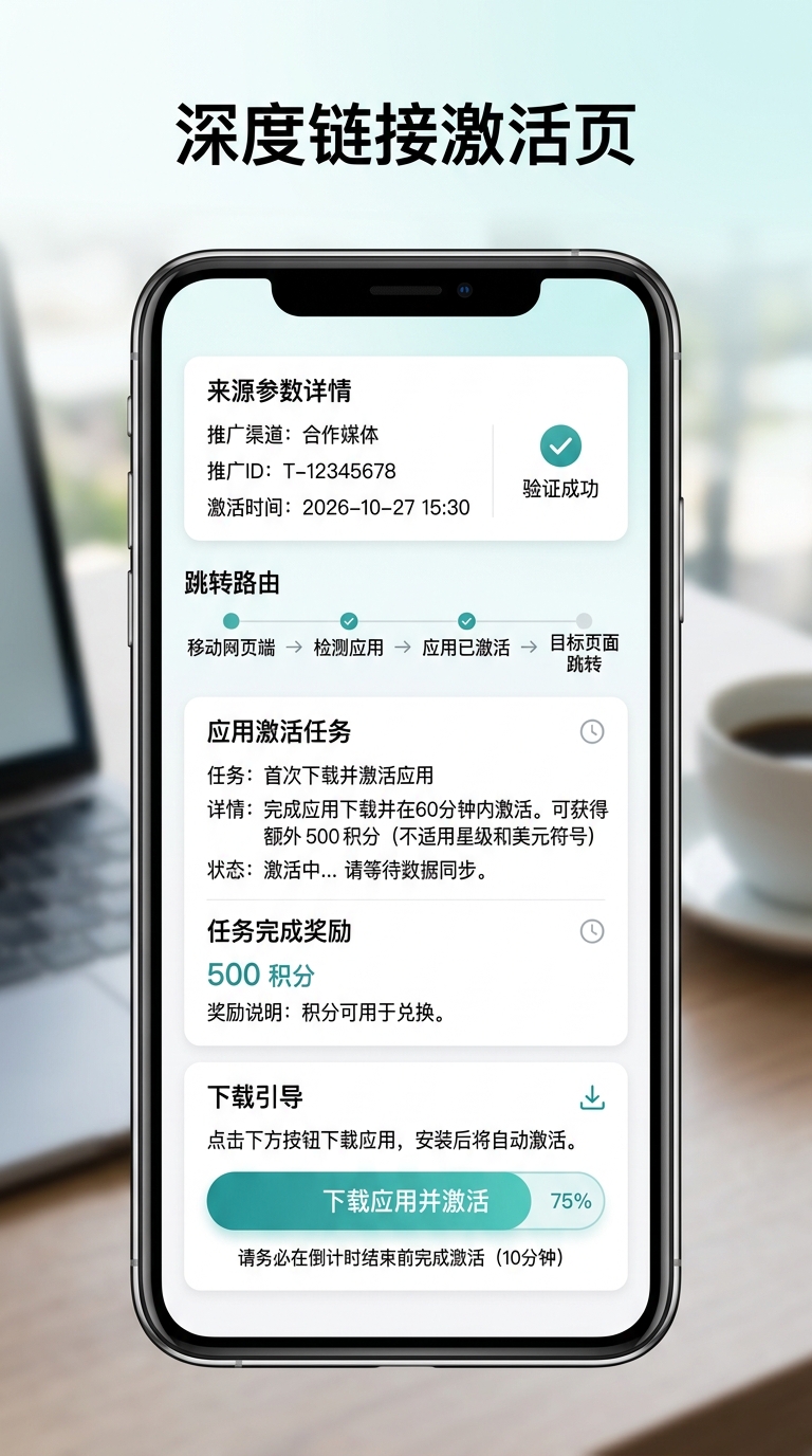 移动端网页拦截跳转App技术：DeepLink深度链接直达激活页的实操逻辑