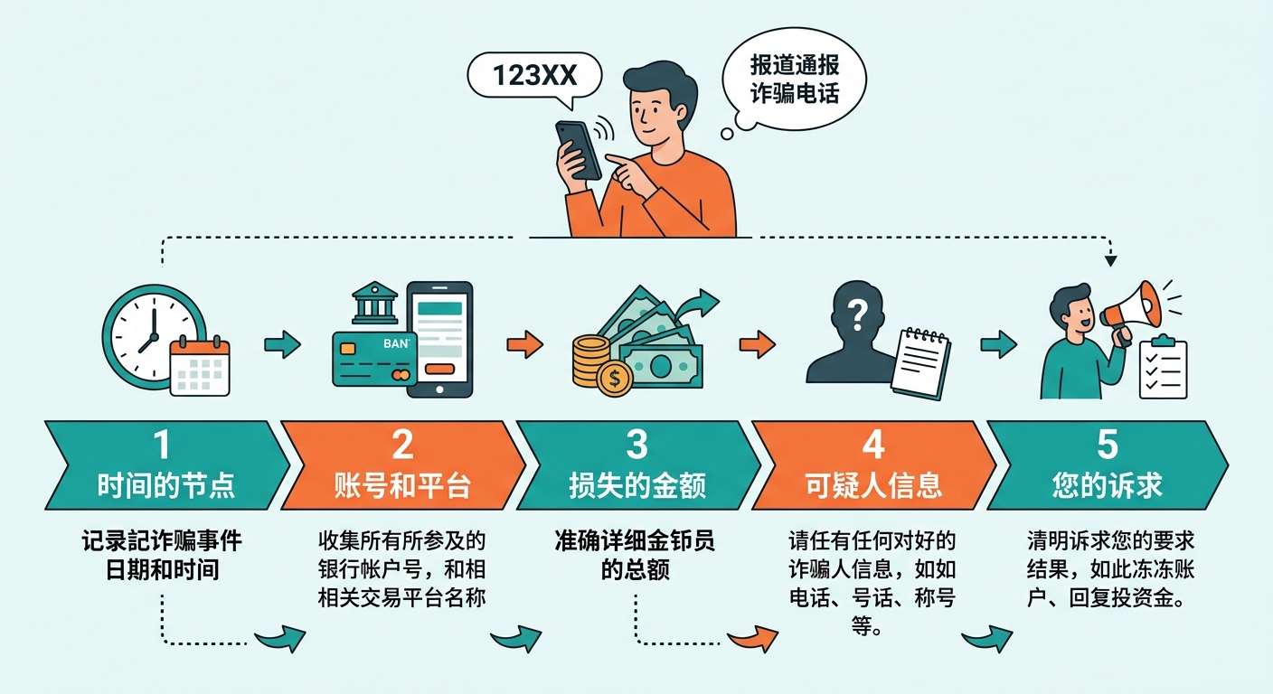 拨打96110的正确姿势：被骗经过与账号信息到底该怎么高效说清