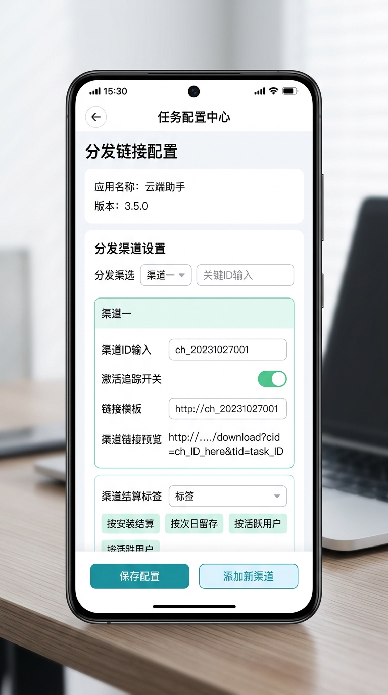 应用宝与华为应用市场分发链接怎么统计？各应用商店下载渠道标记法实操拆解