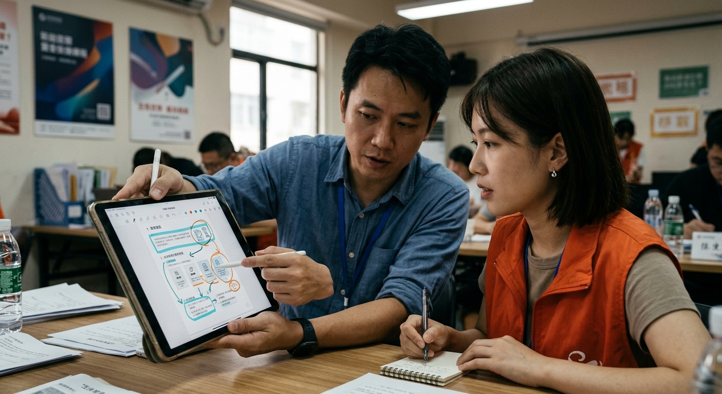 制作高清PDF做单手册：图文箭头标注，新手一分钟看懂任务怎么做