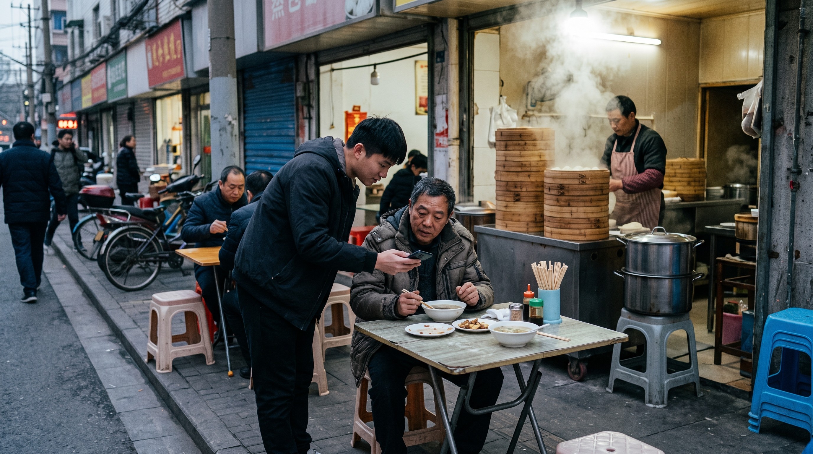 包子铺包桌拉新怎么干？建行生活一元早餐地推的笨办法