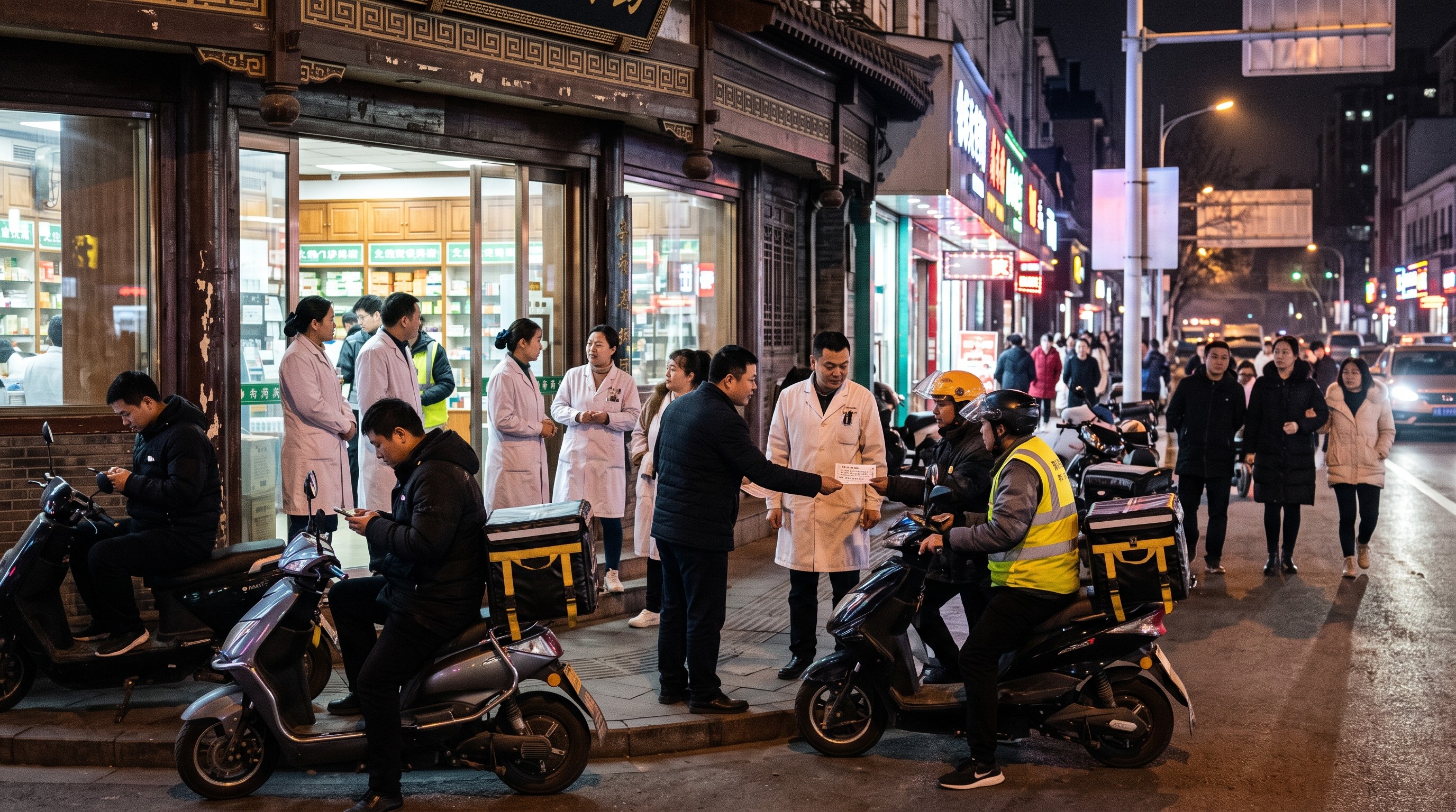 美团买药夜间急用拉新怎么做：药店门口贴纸与夜班人群投放实战判断