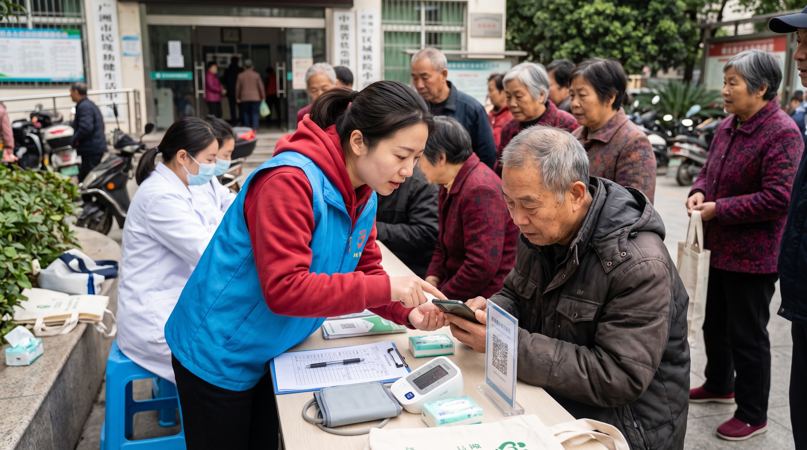 京东健康在线问诊拉新怎么做？社区诊所联合免费量血压的落地流程