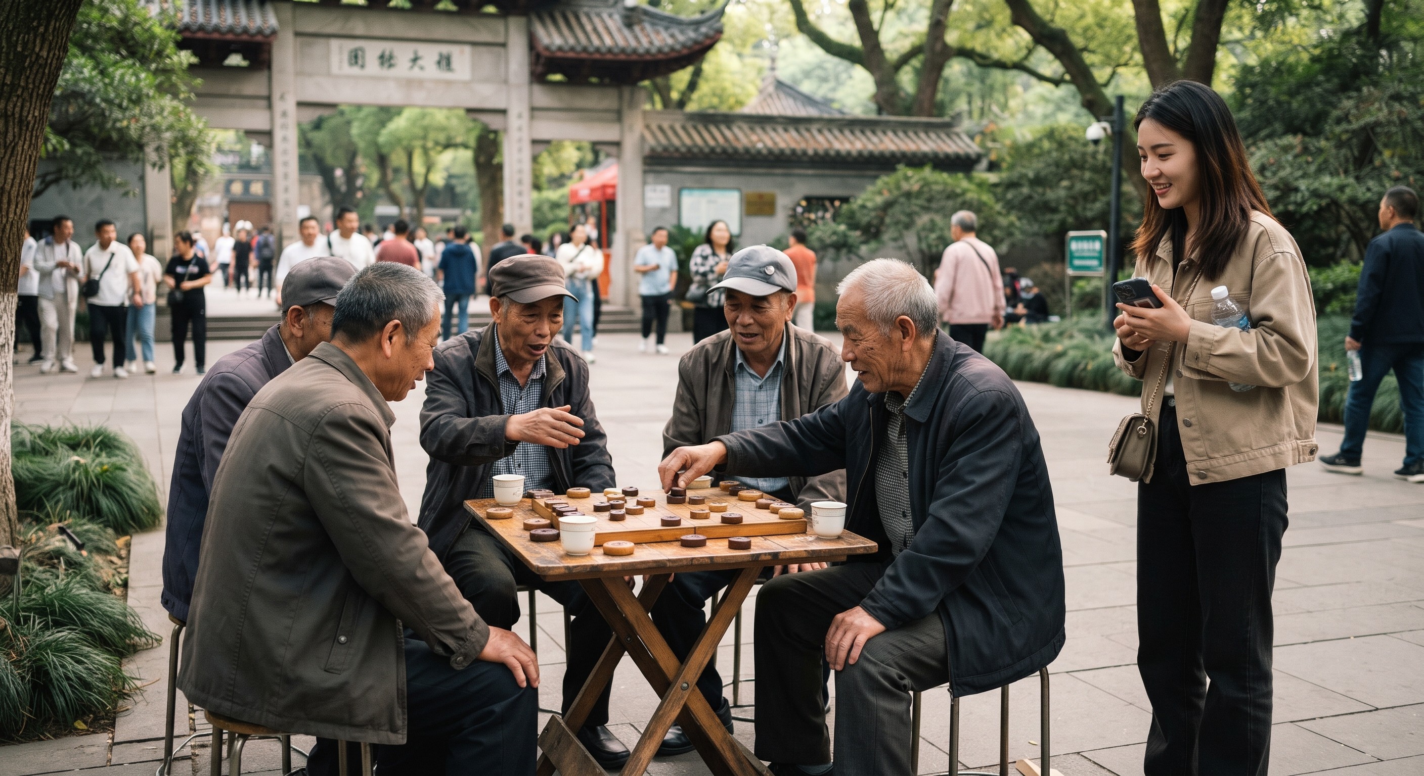 今日头条大字版地推秘诀：象棋残局摆摊怎么吸引老汉扫码下载